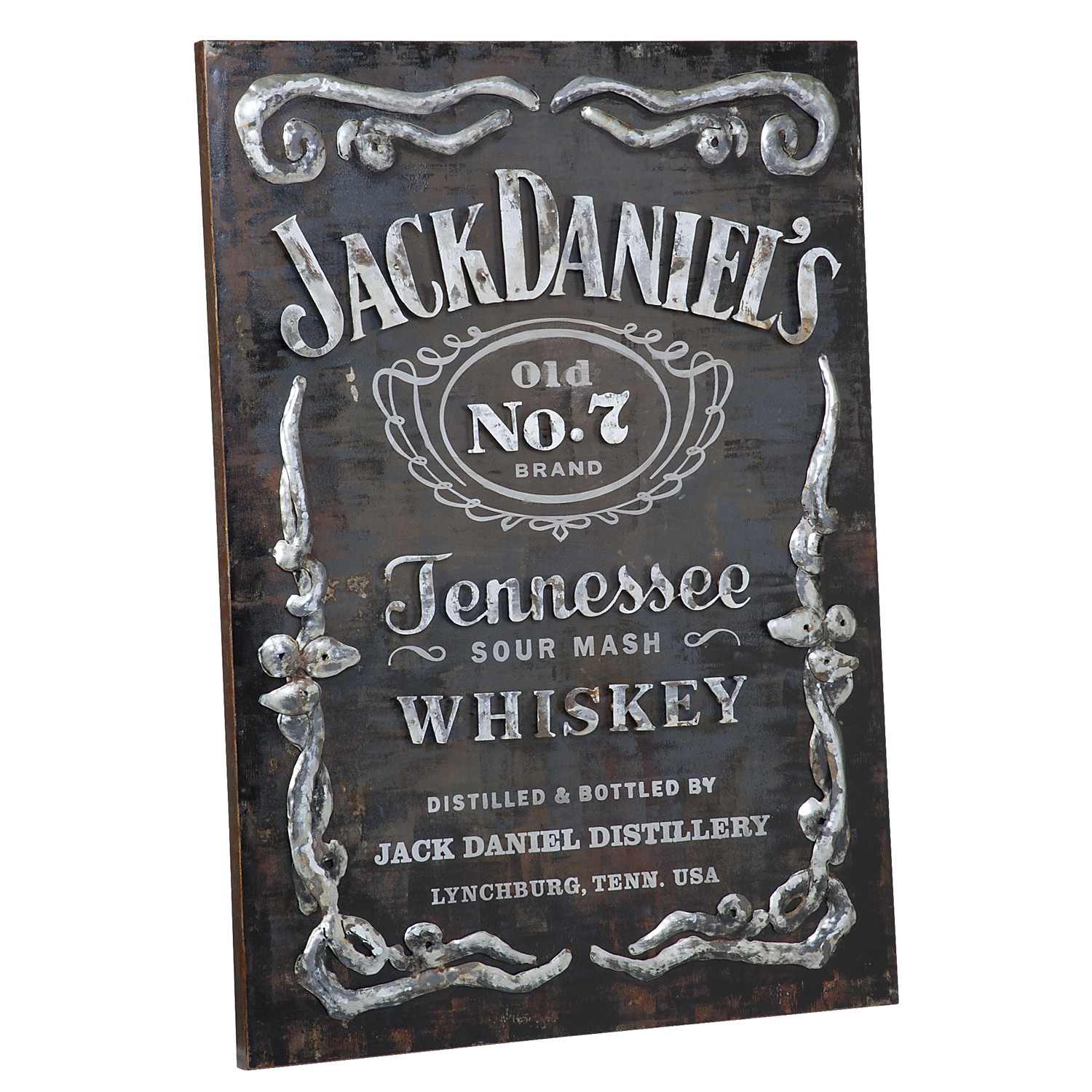 Jack Daniel's Label Metal Wall Art